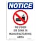 Signmission Safety Sign, OSHA Notice, 10" Height, Rigid Plastic, No Food Or Drink In Sign With Symbol, Portrait OS-NS-P-710-V-14597 - alternate 1